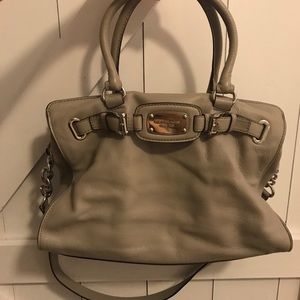 Gray Michael Kors Handbag